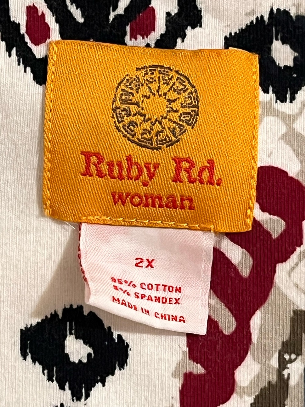 Ruby Rd. V-Neck Knit Top - Picture 3 of 8